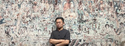 敦煌画派开创者，壁画修复总负责人高山书画作品展示