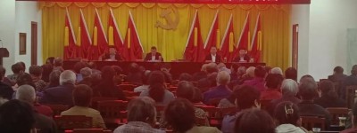 洋县洋州街道东城社区举行重阳节活动邀请洋县新健康医院院长柳伟民健康讲座
