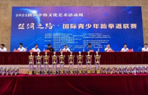 2022丝绸之路国际青少年跆拳道联赛在西安开赛