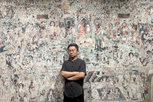 敦煌画派开创者，壁画修复总负责人高山书画作品展示